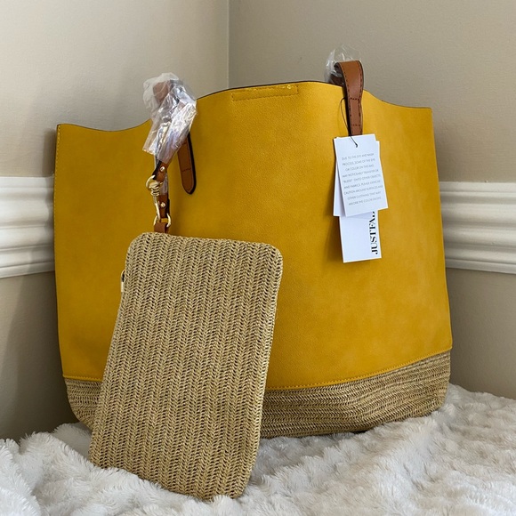 JustFab Handbags - Sale! NWT On Trend Large Tote Bag Travel